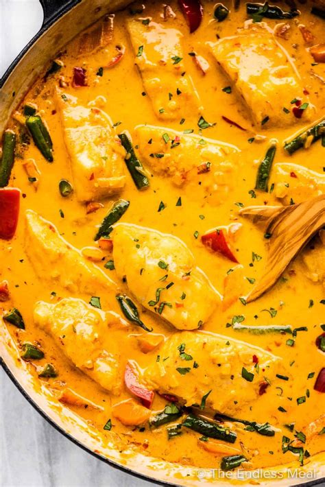 Thai Fish Curry (easy to make!) .